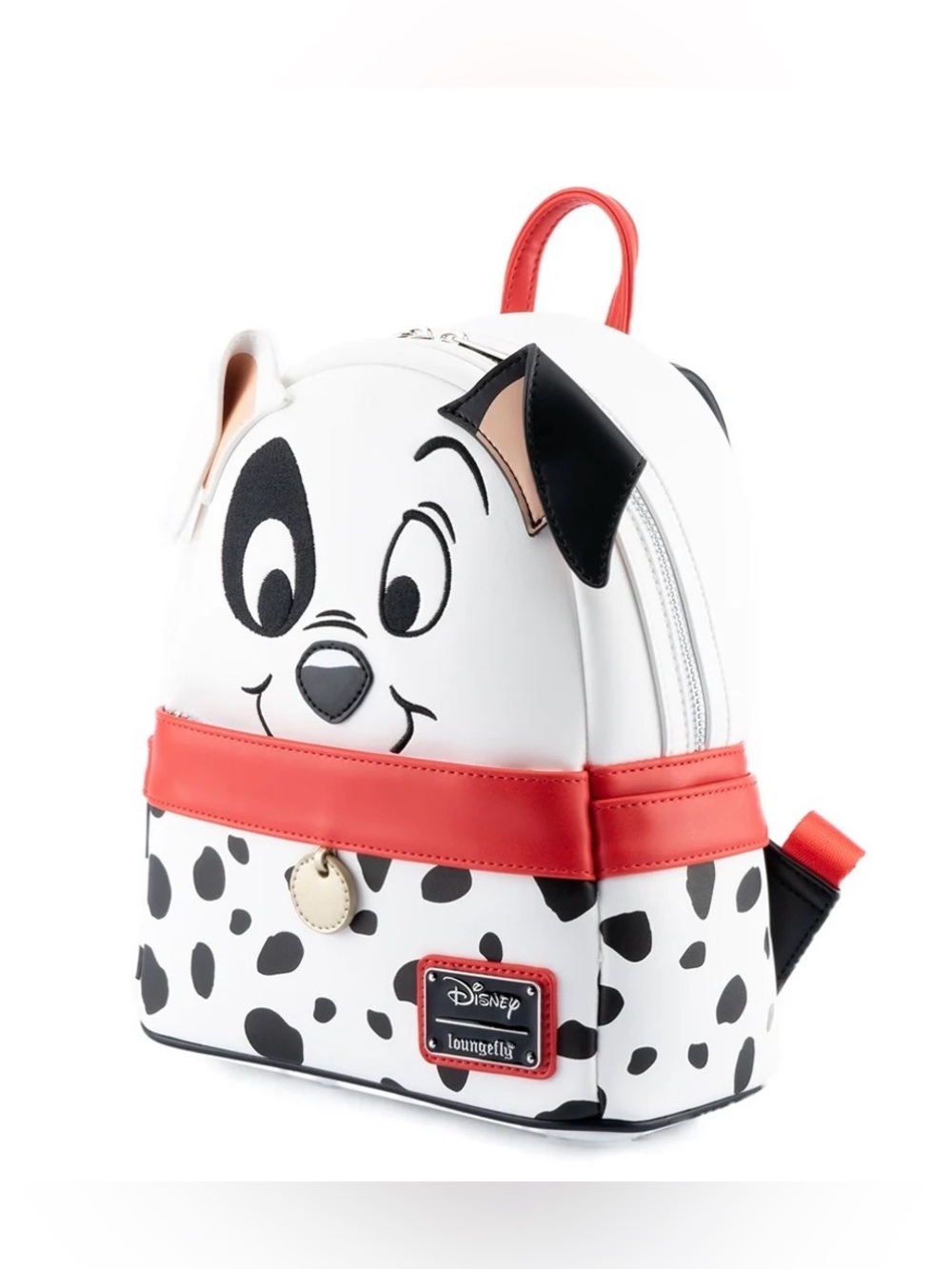 Loungefly 101 Dalmatians 70th Anniversary Mini Backpack - White, Black & Red
